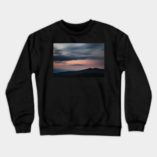 Pen y Fan and Corn Du from Craig Cerrig-gleisiad, Brecon Beacons Crewneck Sweatshirt